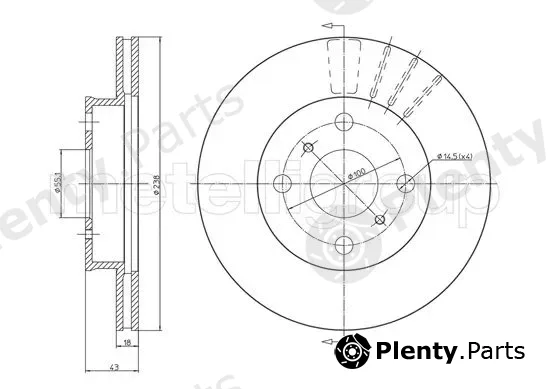 Trusting DF351 — Brake Disc