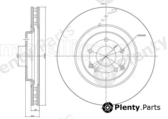 Trusting DF1685 — Brake Disc