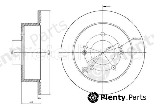 Trusting DF1114 — Brake Disc