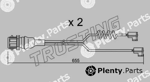 Trusting SU.186K — Warning Contact, brake pad wear