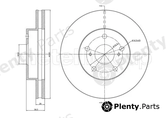 Trusting DF1536 — Brake Disc