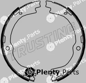 Trusting 253.682 — Brake Shoe Set, parking brake