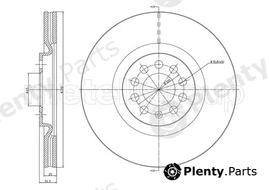 Trusting DF1707 — Brake Disc