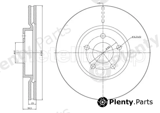 Trusting DF726 — Brake Disc