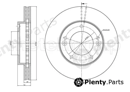 Trusting DF1031 — Brake Disc