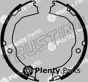 Trusting 253.685 — Brake Shoe Set, parking brake