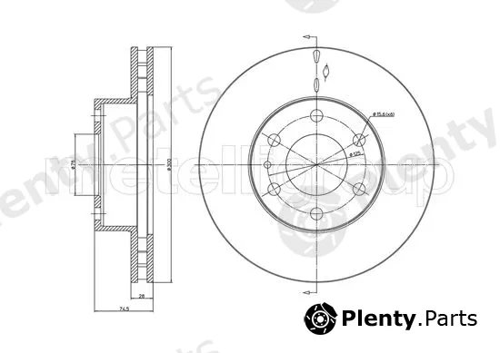 Trusting DF1253 — Brake Disc