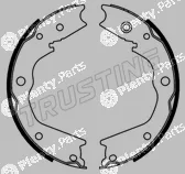 Trusting 253.757 — Brake Shoe Set, parking brake