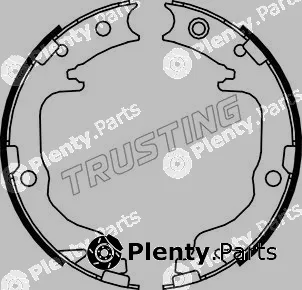 Trusting 088.237 — Brake Shoe Set, parking brake