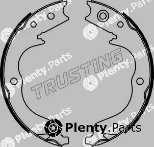 Trusting 064.180 — Brake Shoe Set, parking brake
