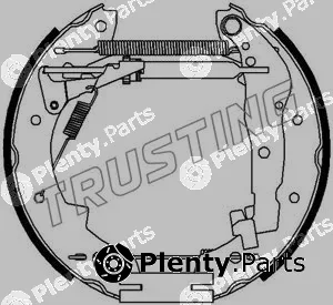 Trusting 6097 — Brake Shoe Set Kit premounted