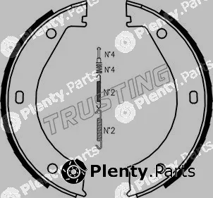 Trusting 019.023K — Brake Shoe Set, parking brake