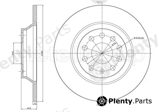 Trusting DF1682 — Brake Disc