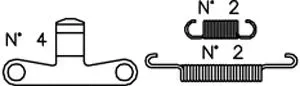 Trusting K383 — Accessory Kit, brake shoes