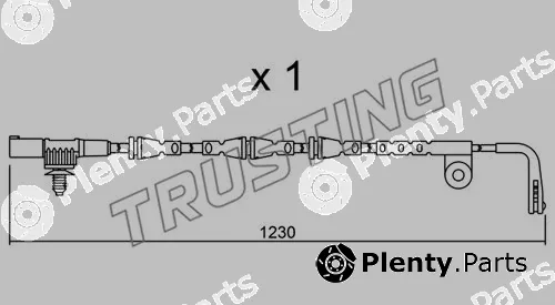 Trusting SU.255 — Warning Contact, brake pad wear