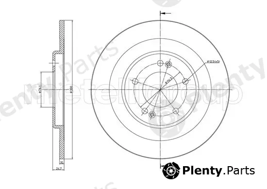 Trusting DF1507 — Brake Disc