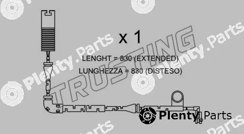 Trusting SU.327 — Warning Contact, brake pad wear