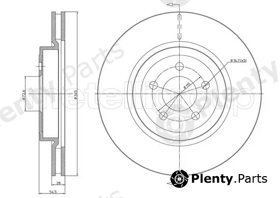 Trusting DF1305 — Brake Disc