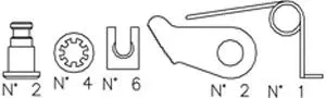 Trusting K306 — Accessory Kit, brake shoes