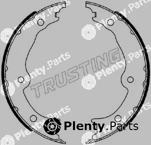 Trusting 115.342 — Brake Shoe Set, parking brake