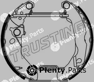 Trusting 6227 — Brake Shoe Set Kit premounted