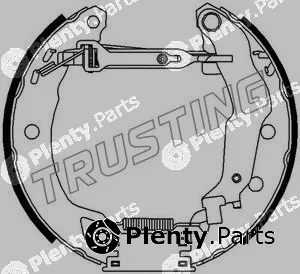 Trusting 6285 — Brake Shoe Set Kit premounted