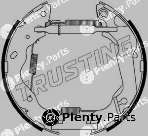 Trusting 6347 — Brake Shoe Set Kit premounted