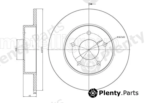 Trusting DF375 — Brake Disc