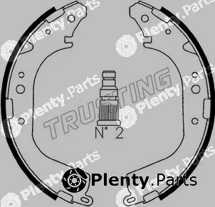 Trusting 115.268 — Brake Shoe Set