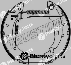 Trusting 6235 — Brake Shoe Set Kit premounted