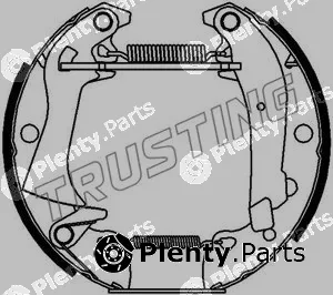 Trusting 6123 — Brake Shoe Set Kit premounted