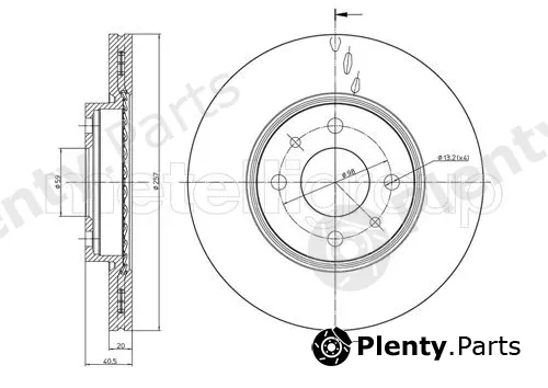 Trusting DF498 — Brake Disc