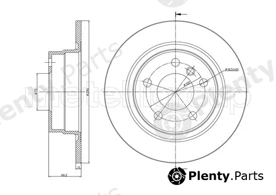 Trusting DF1653 — Brake Disc