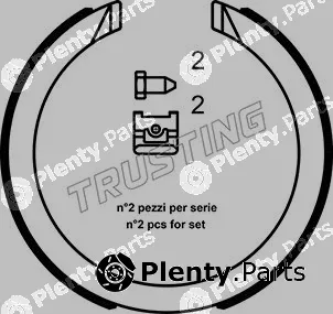 Trusting 040.163K — Brake Shoe Set, parking brake