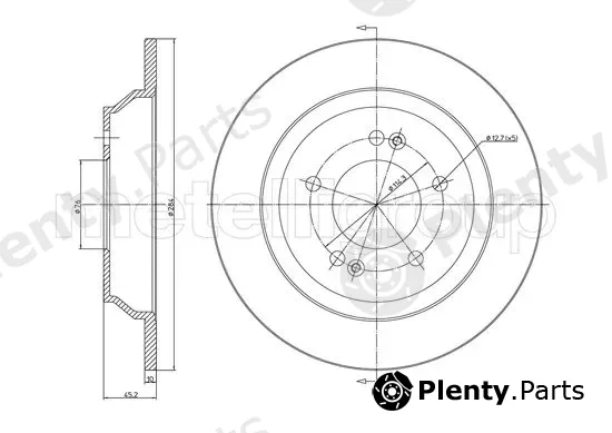 Trusting DF1706 — Brake Disc