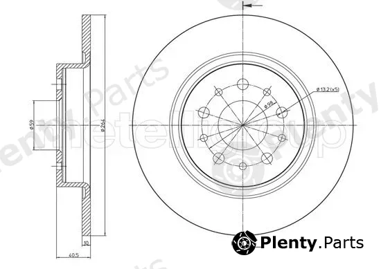 Trusting DF1678 — Brake Disc