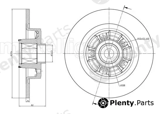 Trusting DF832A — Brake Disc