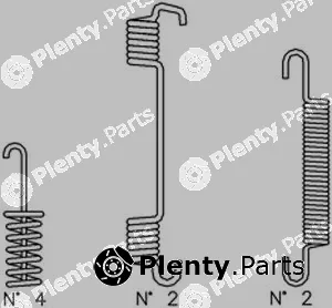 Trusting K354 — Accessory Kit, brake shoes
