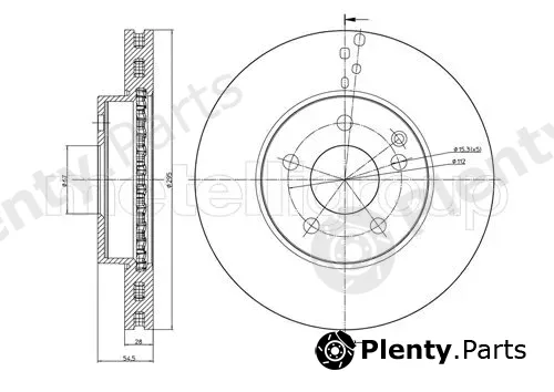 Trusting DF1600 — Brake Disc