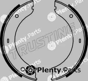 Trusting 253.717 — Brake Shoe Set, parking brake