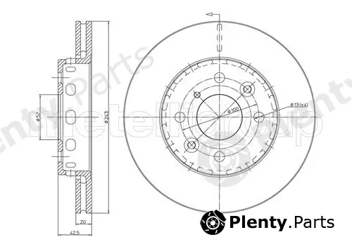 Trusting DF412 — Brake Disc