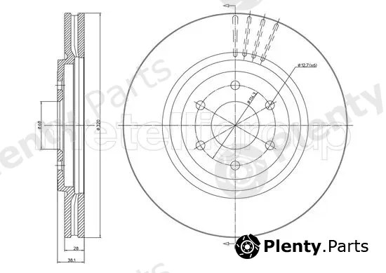 Trusting DF1373 — Brake Disc