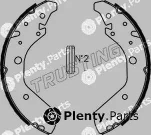 Trusting 044.024 — Brake Shoe Set, parking brake