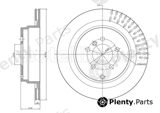 Trusting DF1427 — Brake Disc