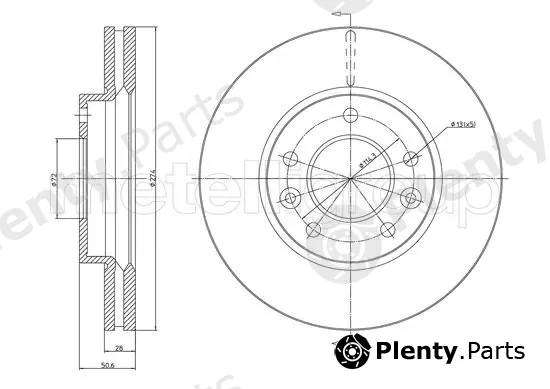 Trusting DF1311 — Brake Disc