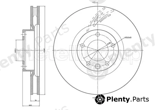 Trusting DF1447 — Brake Disc