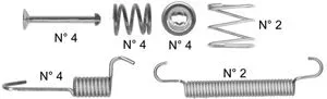 Trusting K445 — Accessory Kit, brake shoes