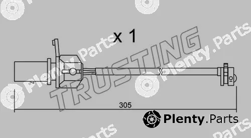 Trusting SU.248 — Warning Contact, brake pad wear