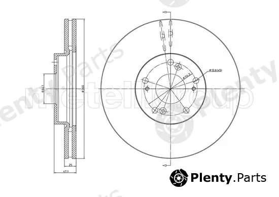 Trusting DF1279 — Brake Disc