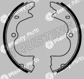 Trusting 253.743 — Brake Shoe Set, parking brake